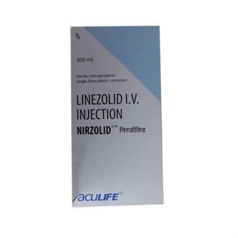 Nirzolid Linezolid Iv Injection Prescription Ml At Piece In