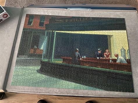 Edward Hopper Nighthawks 1942 1000 Pieces [piatnik] R Jigsawpuzzles