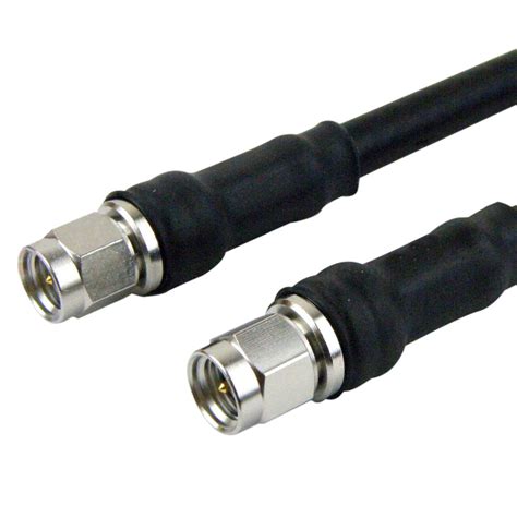 SMA Male To SMA Male Cable LMR 240 Coax In 6 Inch With Times Microwave