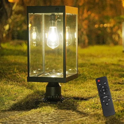 Lovus Solar Led Post Light Best Large Solar Post Lamp Dusk To Dawn