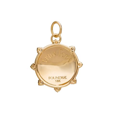 Foundrae True Love Spark Medallion - Charms & Pendants - Broken English