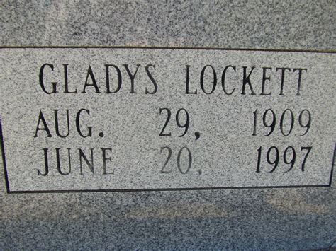 Gladys Lockett Belote 1909 1997 Mémorial Find a Grave