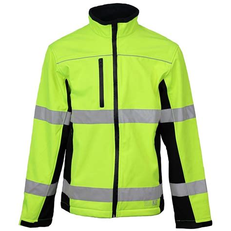 Hi Vis Biomotion Taped Softshell Jacket NECA Safety Specialists