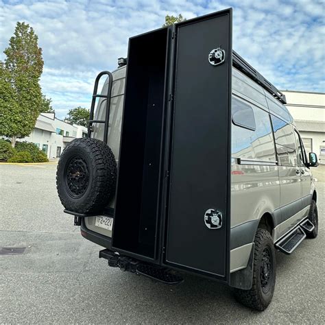 Tec Vanlife Rear Door Universal Camper Van Rear Door Cargo Ski Box