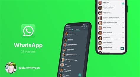 Whatsapp Ui Screens Figma