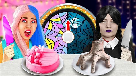 Wednesday Addams VS Enid Extreme Cake Decorating Challenge Yummy