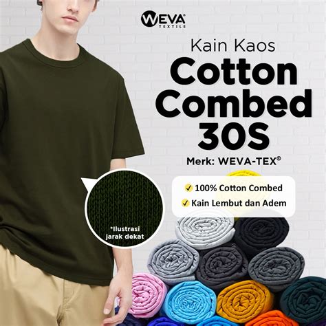 Jual Bahan Kain Kiloan Cotton Combed S Bahan Kaos Distro Shopee