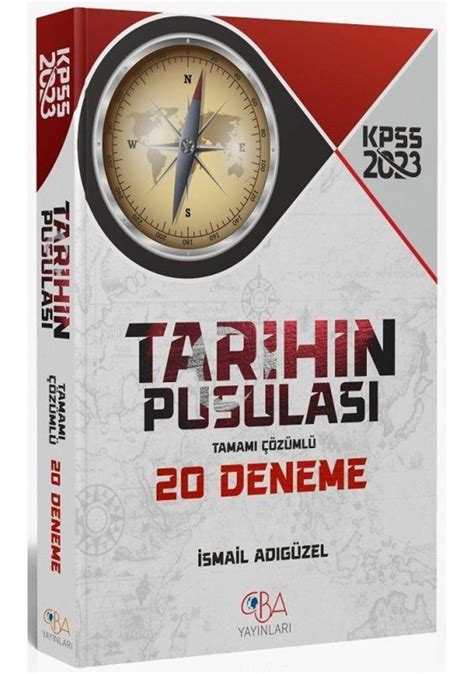 2023 KPSS Tarihin Pusulası 20 Deneme CBA Yayınları Fiyatları ve Özellikleri