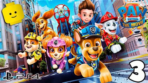 Paw Patrol The Movie Adventure City Calls The Video Game 3 Usa American English Voices Ps4