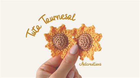 Tournesol Au Crochet En Quelques Minutes Tutoriel Au Crochet Youtube