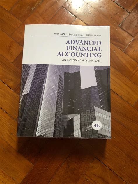 Advanced Financial Accounting 4th Edition Intermediate Financial