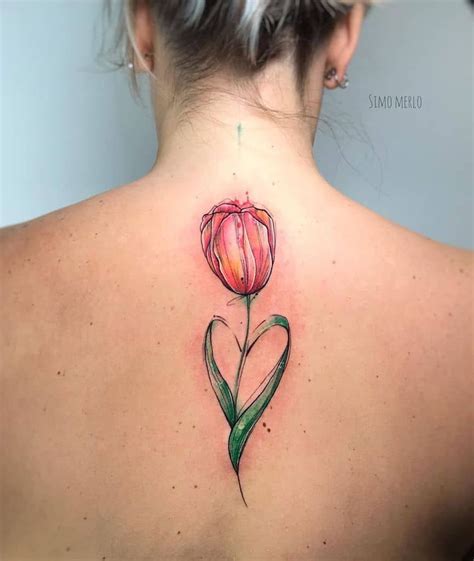 Top 109 Best Tulip Tattoo Ideas [2020 Inspiration Guide] Large Tattoos Unique Tattoos New