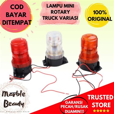 Jual Lampu Rotary Mini Rotari Truk Blitz Led Forklif Truk Mobil MURAH