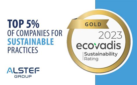 Alstef Automation Awarded Ecovadis Gold Alstef Group