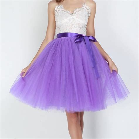 Jupe en tulle longueur genou pour femme jupes tutu plissées élégantes