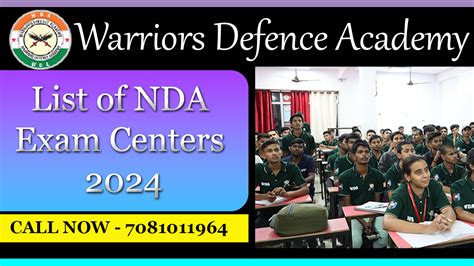 List Of NDA Exam Centers 2024 Best NDA Coaching In Lucknow Warriors