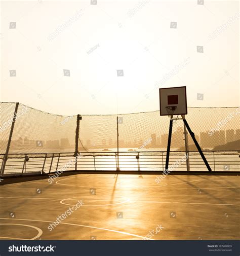 Outside Basketball Court On Roof Stock Photo 187204859 | Shutterstock