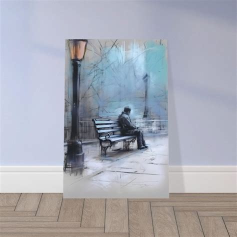 Park Bench Painting - Etsy