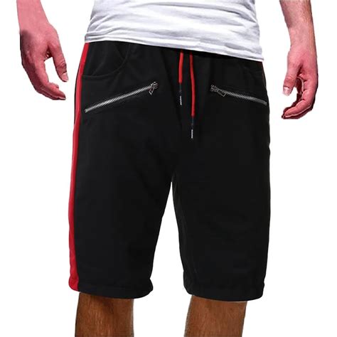 Fashsiualy бермуды masculina мужские на молнии карман стиль хлопок ...