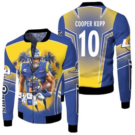 Los Angeles Rams Cooper Kupp 10 NFC Championship 2022 Blue Jersey Style ...