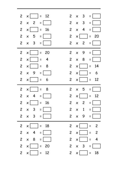 Multiplicaciones D E