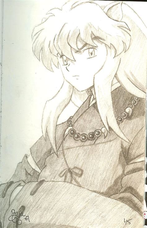 Inuyasha by Anja Wagner. Fan Art/Pencil Drawing. | Anime drawings ...