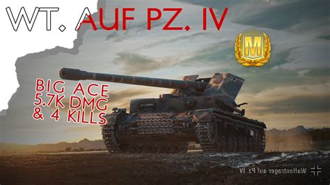 Wot Blitz Wt Auf Pz Iv Ace Vs K Dmg Kills Youtube