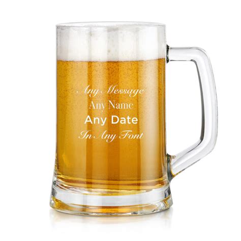 Personalised Beer Glasses Engraved Uk Engravers Guild