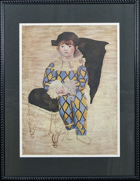 Paul En Arlequin Paulo As Harlequin Collection Du Musee Picasso Paris 1980 Limited Edition