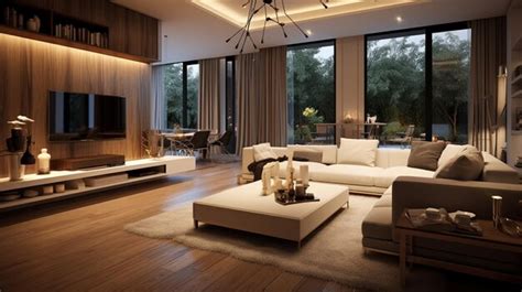 Premium Photo | Modern home interior with elegant design and comfort