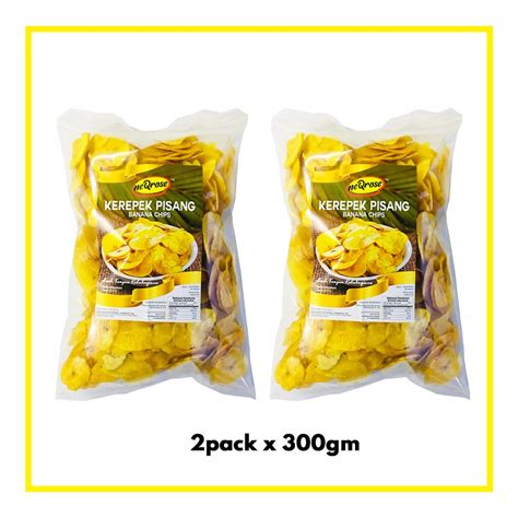 Pack X G Kerepek Pisang Tanduk Original Homemade Produk Muslim