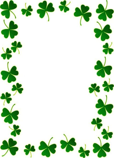 Free St Patricks Day Border Clipart Bd