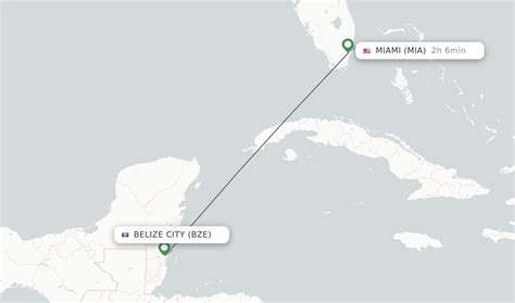 Direct Non Stop Flights From Belize City To Miami Schedules