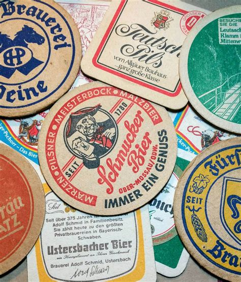 Vintage Beer Coasters | Etsy