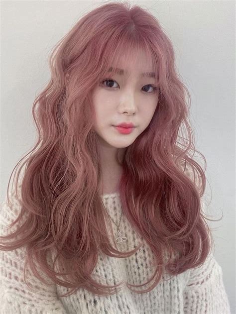 Korean Perms 55 Trendiest Looks And Ideas For Women Hair Color Pink