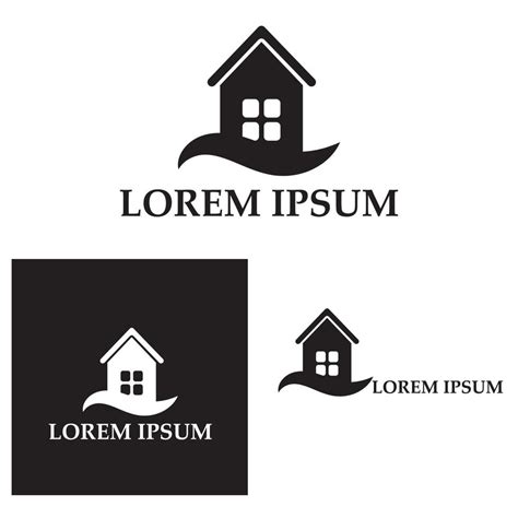 Hus Ikon Eller Logotyp Isolerade Tecken Symbol Vektor Illustration