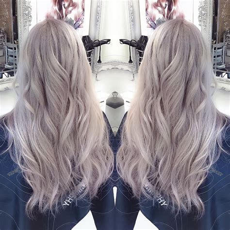 Lavender gray hair 💜 #kmcolorme #kevinmurphy #lavenderhair # ...