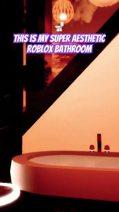 🚽 This Is My Super Aesthetic Roblox Bathroom Youtube