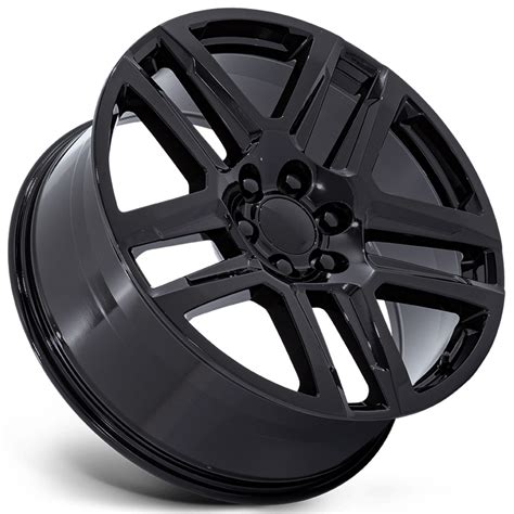 22 OE Creations Wheels PR203 Gloss Black Rims OEC284 2