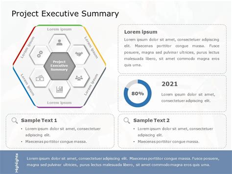 Project Executive Summary 01 PowerPoint Template