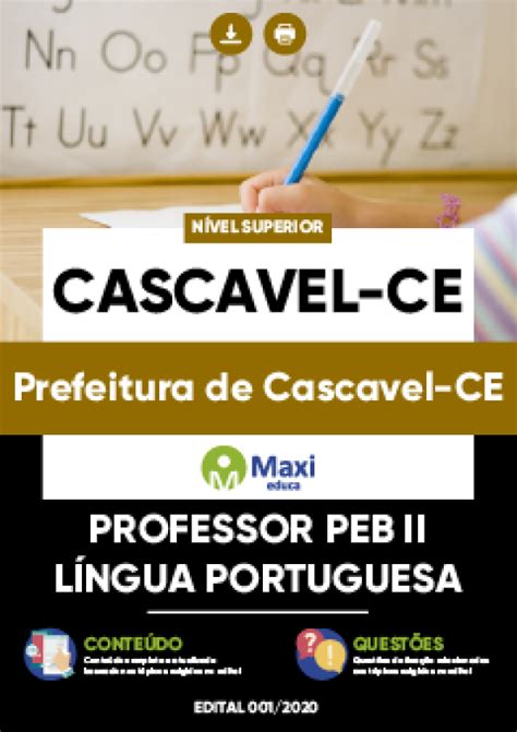 Baixar Apostila Prefeitura De Cascavel Ce Professor Peb Ii L Ngua