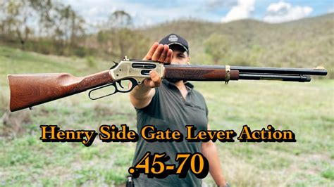 The Henry 45 70 Gov T Side Gate Brass Lever Action II First Shot And