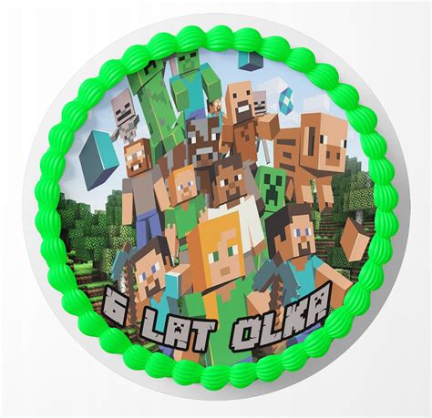 Op Atek Na Tort Minecraft Gra Gratis Tekst Allegro Pl