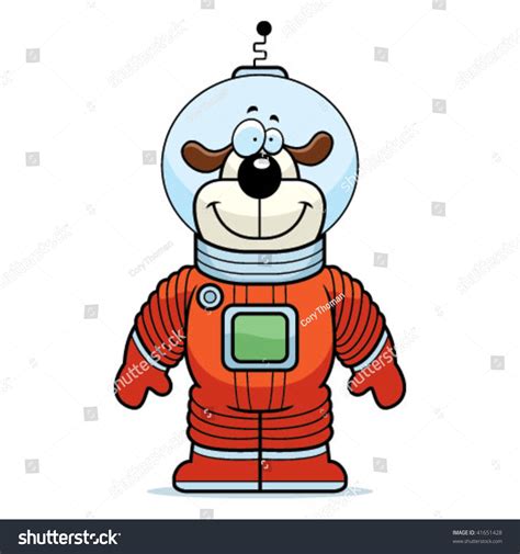 Dog Astronaut Stock Vector Illustration 41651428 : Shutterstock