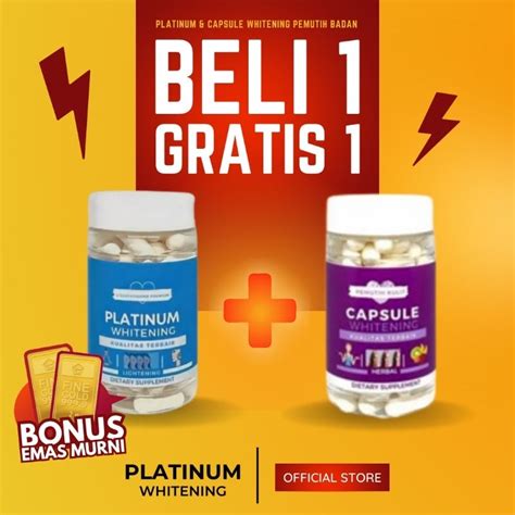 Jual Beli Gratis Platinum Capsule Whitening Glutathione