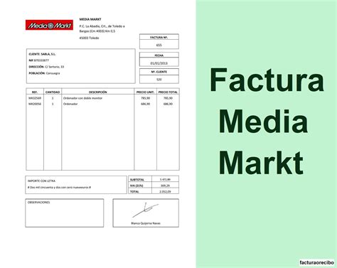 Solicitar Factura Media Markt