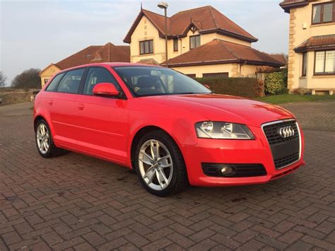 Audi A3 2009 19 Tdie Sport 5dr In Red In North Berwick East Lothian