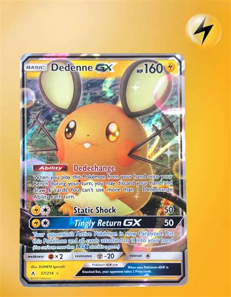 Dedenne Gx Unbroken Bonds Tcg Coleccionistas