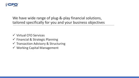 Ppt On Demand Cfo Powerpoint Presentation Free Download Id11680631