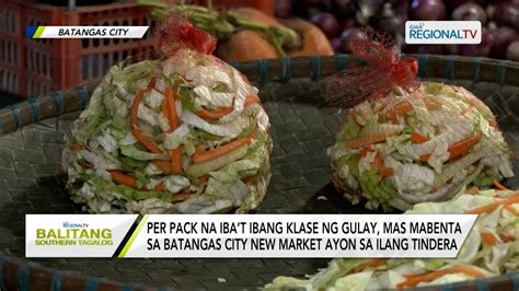 Balitang Southern Tagalog Per Pack Na Ibat Ibang Klase Ng Gulay Mas